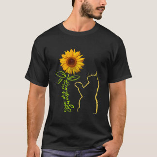 Cat Cat Flower Cat Cat Sunshine T-Shirt