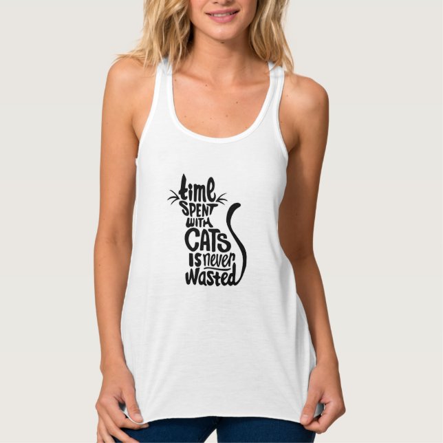 Cat Cats Animal Cat Lover Kitten Cute Funny Gift Tank Top (Front)