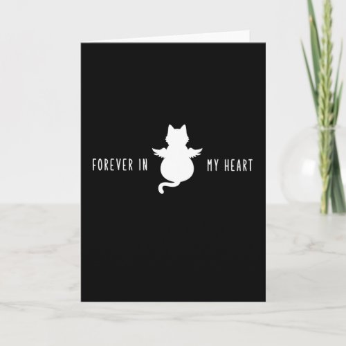 Cat Cats Farewell Missing Dead Gift Idea Card