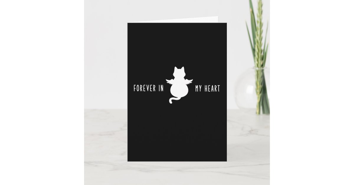 Cat Cats Farewell Missing Dead Gift Idea Card | Zazzle