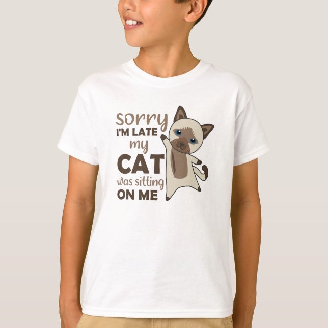 Cat Cats Kitten Funny Saying Sweet Animals T-Shirt (Front)