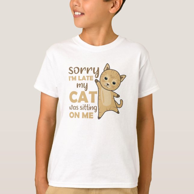 Cat Cats Kittens Funny Saying Cute Animals T-Shirt (Front)