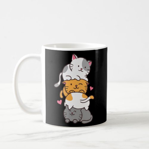 Cat Cats Kitty Pile Anime Kawaii Neko Coffee Mug