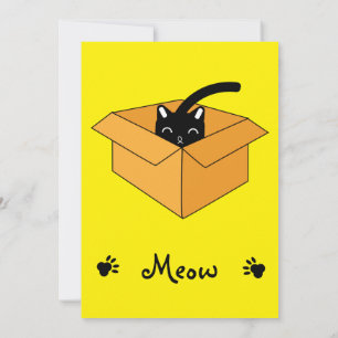 Cat Change Of Address Card Moving Home