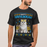 Cat Chanukah Jewish Ugly Hanukkah Sweater Pajama<br><div class="desc">Cat Chanukah Jewish Ugly Hanukkah Sweater Pajama .trendy, cute, cool, popular, birthday, gift idea, retro, space, yellow, aesthetic, art, astronaut, cats, funny, gift, meme, party, present (gift), travel, vine, vintage, vsco, yeet, yeeted, 1998, 1998 limited edition, 2020, 2021, 80s, 80s party, 90s, 90s party, a cat, aircraft, airplane, animal, animal...</div>