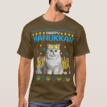 Cat Chanukah Jewish Ugly Hanukkah Sweater Pajama<br><div class="desc">Cat Chanukah Jewish Ugly Hanukkah Sweater Pajama.</div>