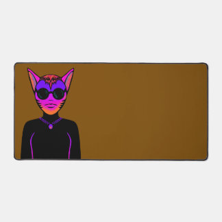 Cat characters desk mat