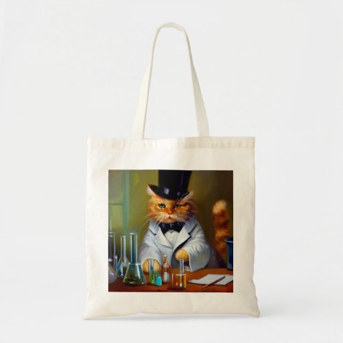 Cat Chemist  Tote Bag