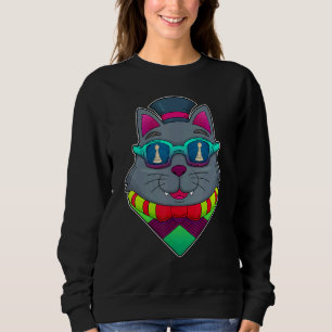 Cat Chess pieces Chess Board game Sweatshirt