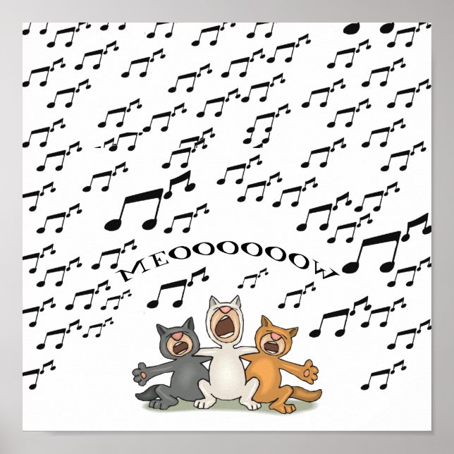 Cat Choir Poster (Front)