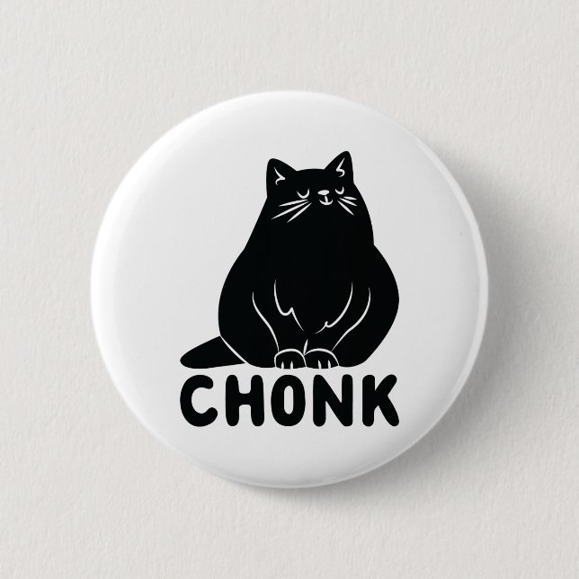 Cat Chonk  Button (Front)