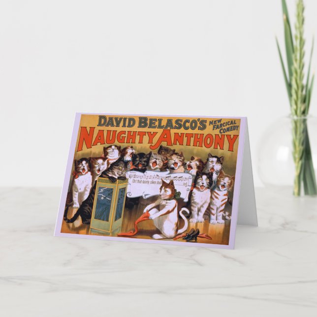 Cat Chorus! - Greeting Card (Front)