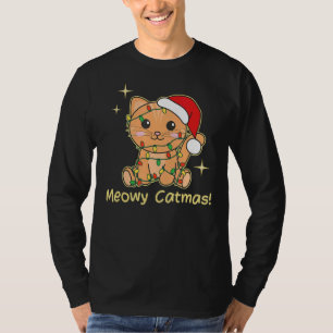 Cat Christmas Animals Cute Cats Meowy Catmas 4 T-Shirt