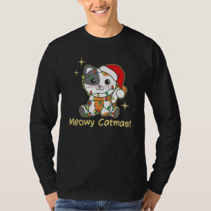 Cat Christmas Animals Cute Cats Meowy Catmas 9 T-Shirt