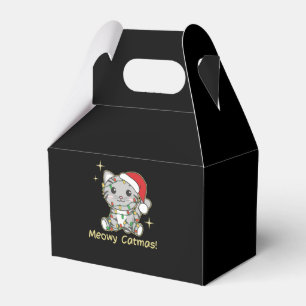 Cat Christmas Animals Cute Cats Meowy Catmas Favor Boxes