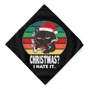 Cat Christmas Bandana