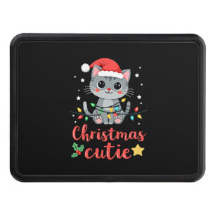 Cat Christmas Cutie Cats Christmas T-Shirt for Men Hitch Cover