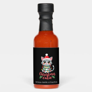 Cat Christmas Cutie Cats Christmas T-Shirt for Men Hot Sauces