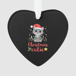 Cat Christmas Cutie Cats Christmas T-Shirt for Men Ornament