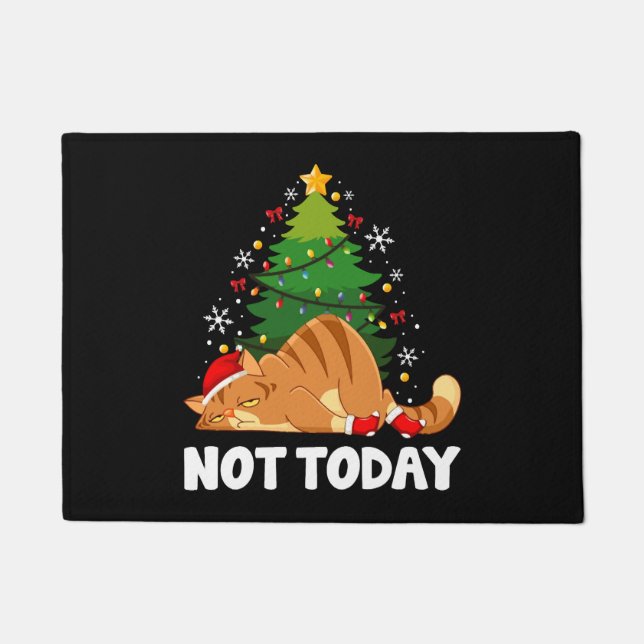 Cat Christmas  Doormat (Front)