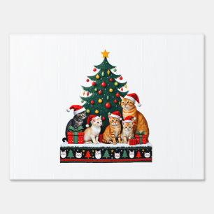 Cat Christmas Funny Ugly Women Men Merry Gift (5) Sign