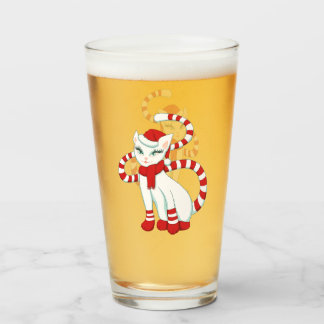 Cat Christmas Mood - Holiday Ready Kitty Glass