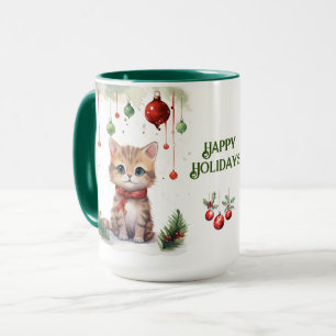 Cat Christmas Mug