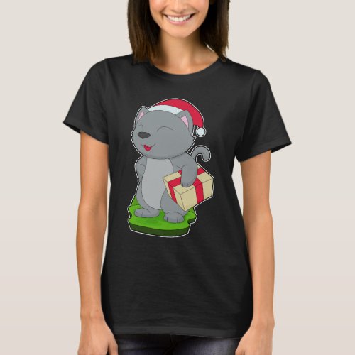 Cat Christmas Package T_Shirt