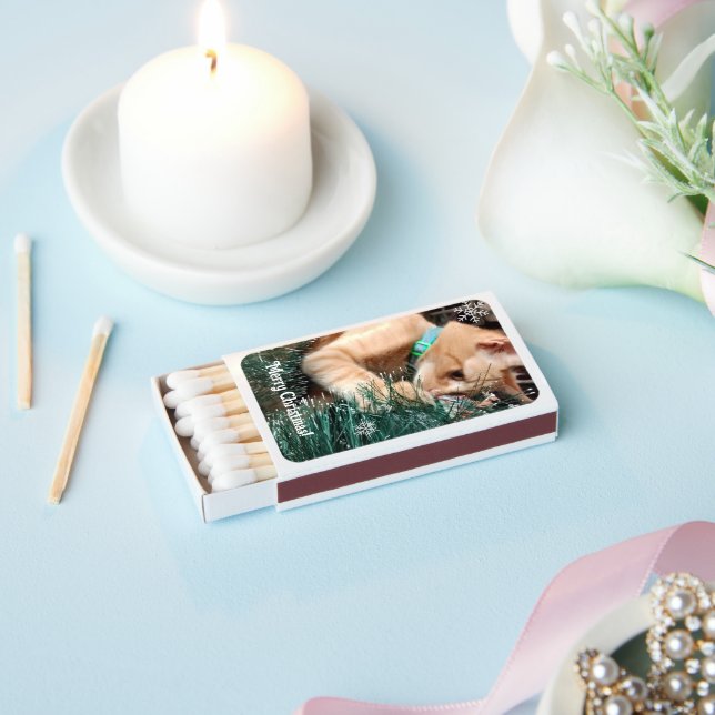 Cat Christmas Photo Customize  Matchboxes (Insitu)