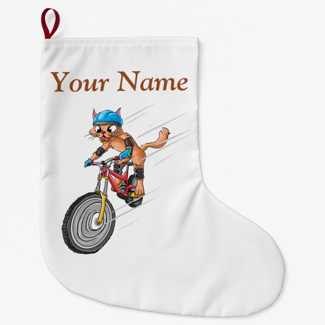 Cat Christmas Stocking (Front)