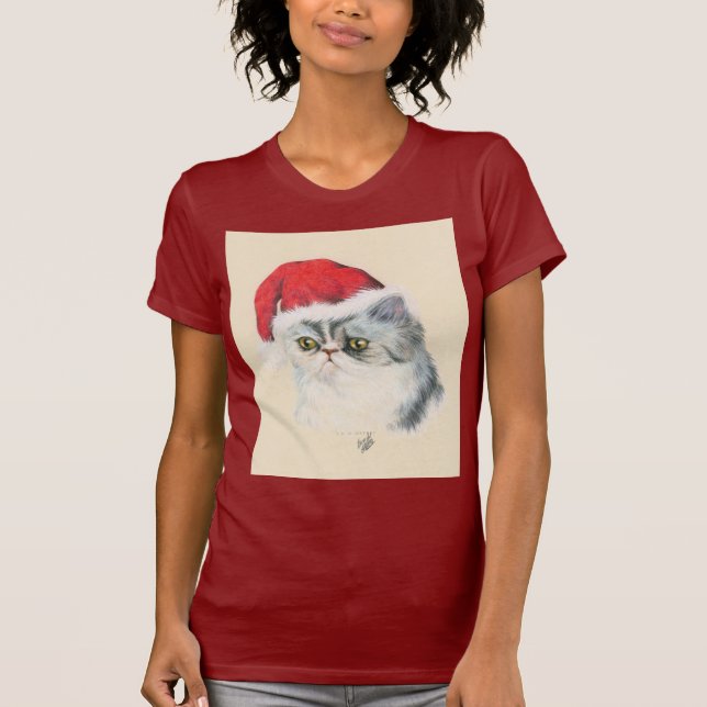 Cat Christmas T-Shirt (Front)