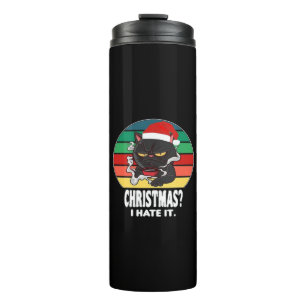 Cat Christmas Thermal Tumbler