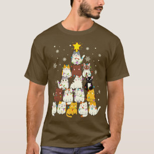 Cat christmas tree 1 T-Shirt