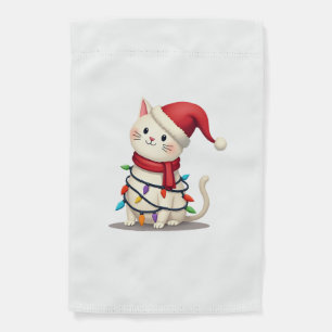 Cat Christmas Tree Christmas (2) Garden Flag