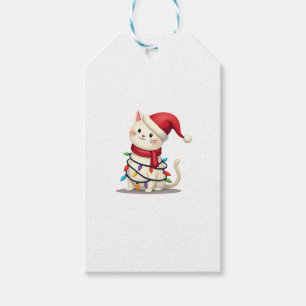 Cat Christmas Tree Christmas (2) Gift Tags