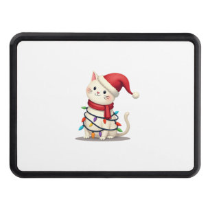 Cat Christmas Tree Christmas (2) Hitch Cover