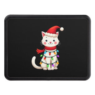 Cat Christmas Tree Christmas (2) Hitch Cover