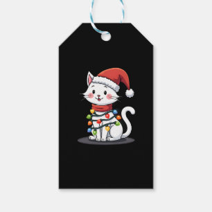 Cat Christmas Tree Christmas (3) Gift Tags