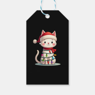 Cat Christmas Tree Christmas (3) Gift Tags
