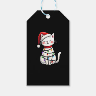 Cat Christmas Tree Christmas (5) Gift Tags