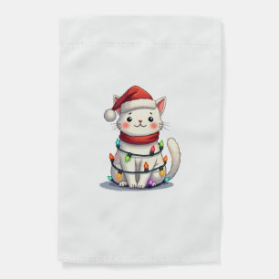Cat Christmas Tree Christmas Garden Flag