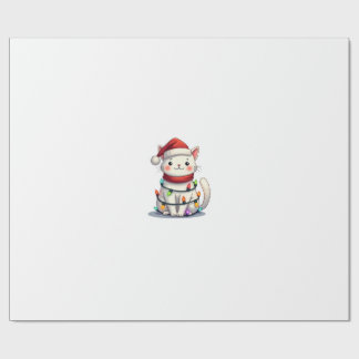 Cat Christmas Tree Christmas Wrapping Paper