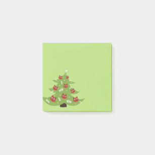 Christmas Tree Ornament Post It Notes Zazzle Cat Christmas Tree With Fish Ornaments Post It Notes