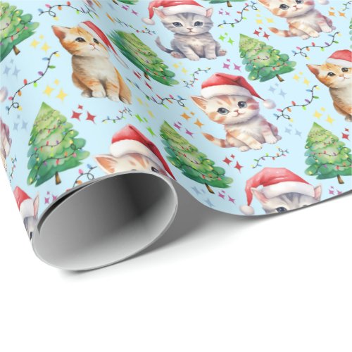 Cat Christmas Wrapping Paper