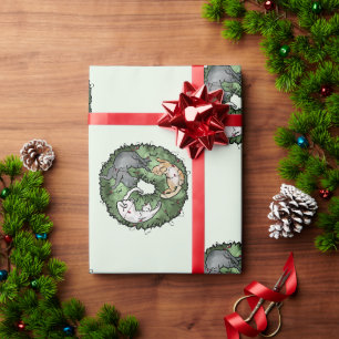 Cat Christmas Wrapping Paper