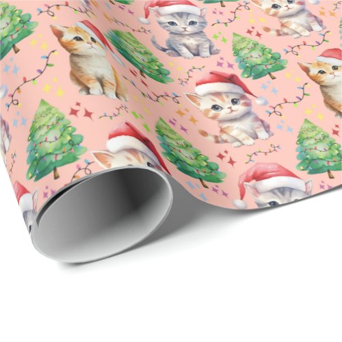 Cat Christmas Wrapping Paper