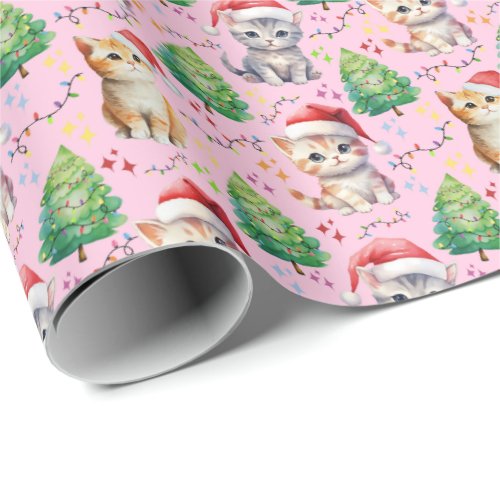 Cat Christmas Wrapping Paper