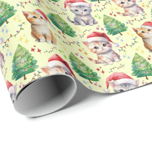 Cat Christmas Wrapping Paper