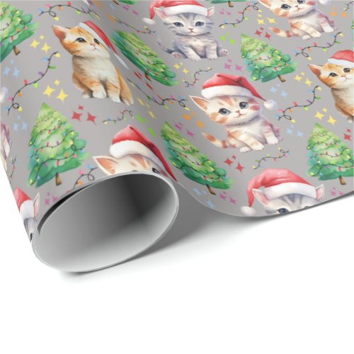 Cat Christmas Wrapping Paper