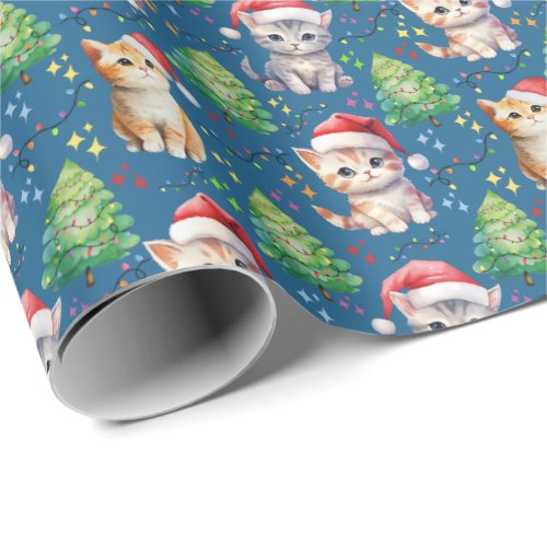 Cat Christmas Wrapping Paper